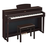 Yamaha YDP184R Arius Series 88-Key Digital Console Piano With Bench, Rosewood