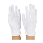 Style Plus White Cotton Military Gloves
