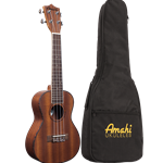 Amahi Classic UK220C Mahogany Concert Ukulele with Padded Gig Bag