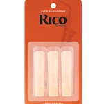Rico Eb Alto Saxophone Reeds 3 Pack