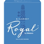 Rico Royal Filed Clarinet Reeds - Box of 10