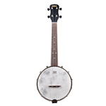 Kala KA-BNJ-C Black Concert Banjo Ukulele w/ Bag