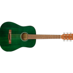 Fender FA-15 3/4 Acoustic Guitar Green with Gig Bag