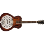 Fender PM-180E Resonator with Pickup and Hardshell Case Aged Cognac Burst