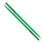 Zildjian Select Hickory 5A Wood Tip Neon Green Drumsticks