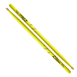 Zildjian Select Hickory 5A Wood Tip Neon Yellow Drumsticks