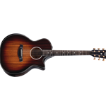Taylor Builder's Edition 324ce Grand Auditorium Acoustic Electric Guitar with Taylor Deluxe Hardshell Brown Case