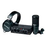 Steinberg IXO22 Recording Interface Pack Black with Headphones and Condenser Mic