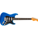 Fender American Ultra II Stratocaster Electric Guitar with Deluxe Molded Case Noble Blue