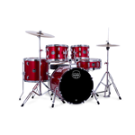 Mapex CM5294FTCIR Comet 5 Piece Drum Set 22" Bass Drum Comeplete with Cymbals and Hardware Infra Red