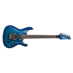 Ibanez S670QMSPB S Series Electric Guitar with Floyd Rose Sapphire Blue