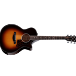 Taylor Builder's Edition 514ce Grand Auditorium Acoustic Electric Guitar with Deluxe Hardshell Case Kona Burst