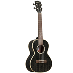 Kala KA-SDH-T_W/BAG All Solid Salt & Pepper Doghair Mahogany Tenor Ukulele with Bag