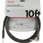Fender Professional Series 10 ft. Black Angled Instrument Cable