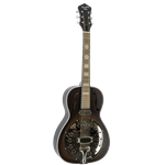 Recording King RPH-R2-E-BRB Dirty 30s Resonator Guitar w/ Mini Humbucker, Brown Sunburst