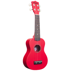 Penguin Red Soprano Ukulele with Gig Bag