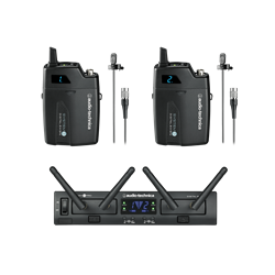 Audio Technica ATW-1311/L System 10 Pro Dual Body-pack Wireless System with Lavaliers