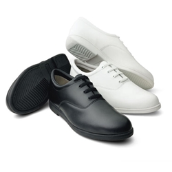 .Dinkles 705 Vanguard White Marching Band Shoes