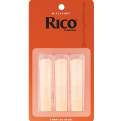 Rico Bb Clarinet Reeds, 3-pack
