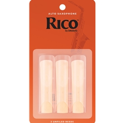 Rico Eb Alto Saxophone Reeds 3 Pack