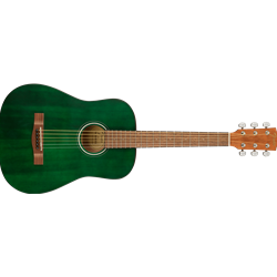 Fender FA-15 3/4 Acoustic Guitar Green with Gig Bag