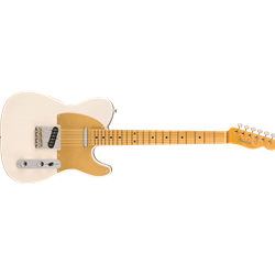 Fender JV Modified '50s Telecaster Electric Guitar White Blond with Deluxe Gig Bag