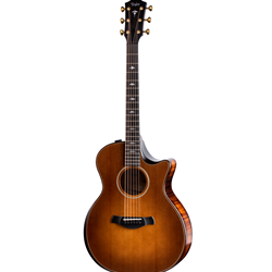 Taylor 614ce Grand Auditorium Acoustic Electric Guitar with Taylor Deluxe Hardshell Case Wild Honey Burst