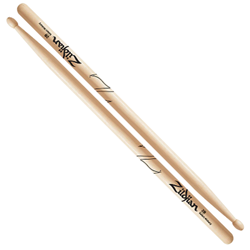 Zildjian Select Hickory 2B Wood Tip Natural Drumsticks