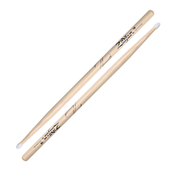 Zildjian Select Hickory 5B Nylon Tip Natural Drumsticks