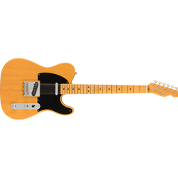 Fender American Vintage II 1951 Telecaster Butterscotch Blond Electric Guitar with Vintage-Style Tweed Case