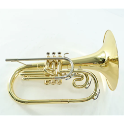 King 1121 Marching Mellophone with Case