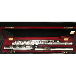 DiZhao DZ770BOF Professional Solid Silver Open Hole Flute with Case