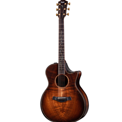 Taylor Builder's Edition K24ce Grand Auditorium All Koa Acoustic Electric Guitar with Deluxe Hardshell Case