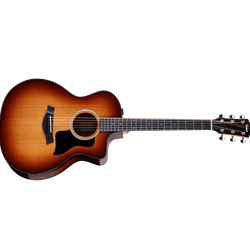 Taylor 214ce-K Sunburst Plus Grand Auditorium Acoustic Electric Guitar with AeroCase