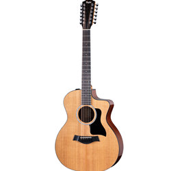 Taylor 254ce Plus Grand Auditorium 12-String Acoustic Electric Guitar with Aerocase