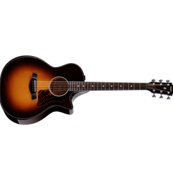 Taylor Builder's Edition 514ce Grand Auditorium Acoustic Electric Guitar with Deluxe Hardshell Case Kona Burst