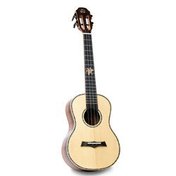 Snail Spruce top / Ebony Back Tenor Ukulele
