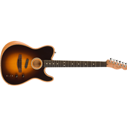 Fender Acoustasonic Player Acoustic-Electric Guitar Shadow Burst w/ Fender Gigbag