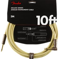 Fender Deluxe Series Tweed 10' Angled Guitar Cable