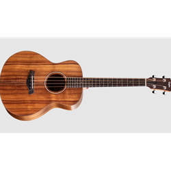 Taylor GS Mini-e Acoustic-Electric Bass Guitar All Koa w/ Taylor Structured Gigbag